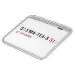 dj s'ma-tea-s  iPad Sleeves