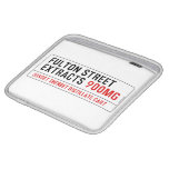 Fulton street Extracts  iPad Sleeves