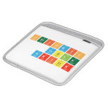 Periodic
 Table
 Writer  iPad Sleeves