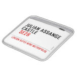 JULIAN ASSANGE CASTLE    iPad Sleeves