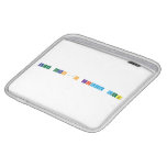 Cagla hocanın kimya dersi  iPad Sleeves