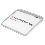 158 Coleridge Way  iPad Sleeves