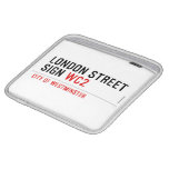 LONDON STREET SIGN  iPad Sleeves
