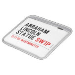 abraham lincoln statue  iPad Sleeves