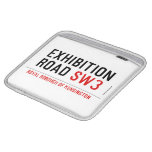 exhibition ROAD  iPad Sleeves