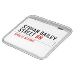 Stefan Bailey Street  iPad Sleeves