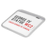 george iv statue  iPad Sleeves
