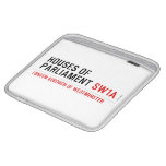 houses of parliament  iPad Sleeves