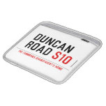 Duncan Road  iPad Sleeves