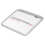 Love adam stephen  iPad Sleeves