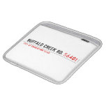 buffalo creek rd.  iPad Sleeves