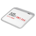 Alan  Street  iPad Sleeves