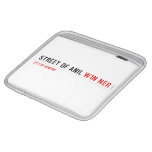 Street of anil  iPad Sleeves