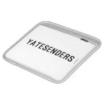 YATESENDERS  iPad Sleeves