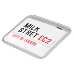 Milk  Stret  iPad Sleeves