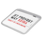 Jet Provost Way  iPad Sleeves