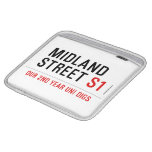 Midland Street  iPad Sleeves