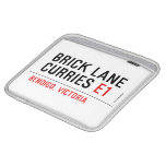 brick lane  curries  iPad Sleeves
