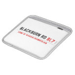 Blackburn Rd  iPad Sleeves
