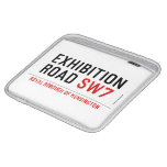 exhibition ROAD  iPad Sleeves