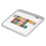 Periodic
 Table
 Writer  iPad Sleeves