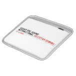 SQUAD ONE SOUND INTERNATIONAL  iPad Sleeves