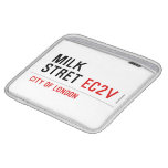 Milk  Stret  iPad Sleeves