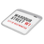 WARDOUR STREET  iPad Sleeves