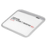 Your Name Street HEBRON ft MABOPANE  iPad Sleeves