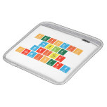 Periodic
 Table
 Writer
 Chemistry  iPad Sleeves