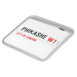 Phikashe  iPad Sleeves