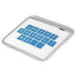 Happy
 Birthday
 René  iPad Sleeves