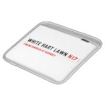 white hart lawn  iPad Sleeves