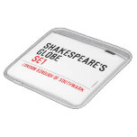 Shakespeare's globe   iPad Sleeves