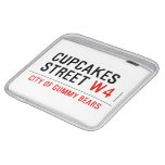 cupcakes Street  iPad Sleeves