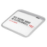 Red Riding Hood  in Clerkenwell  iPad Sleeves