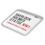 sherlock holmes statue  iPad Sleeves