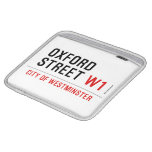 oxford street  iPad Sleeves