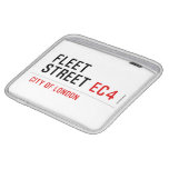 FLEET  STREET  iPad Sleeves
