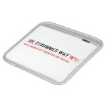 Joe Strummer Way  iPad Sleeves