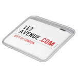 LET  AVENUE  iPad Sleeves