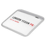 London vegan  iPad Sleeves