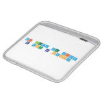 MI LEMA DE VIDA 
 BE YOU BE HAPPY  iPad Sleeves
