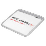 MOUNT VIEW ROAD  iPad Sleeves