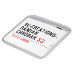 Re-creations- Damian  Chrobak  iPad Sleeves