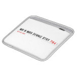 Mr n Mrs Dennie strt  iPad Sleeves
