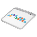 Feliz dia 
 do Quimico  iPad Sleeves