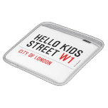 Hello kids  Street  iPad Sleeves