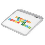 Periodic
 Table
 Writer eldin  iPad Sleeves