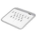 Periodic
 Table
 Writer
   iPad Sleeves